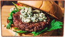 Cajun Bleu Cheese Pub Burger