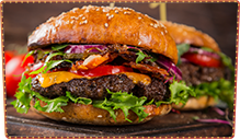 Coffee & Black Pepper Pub Burger