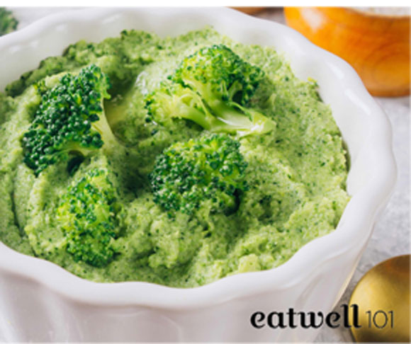 Broccoli Mash with Garlic & Parmesans Recipe