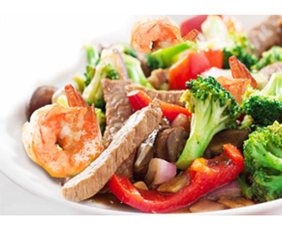 Beef & Shrimp Stir Fry