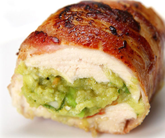 Bacon Guacamole Chicken Bombs