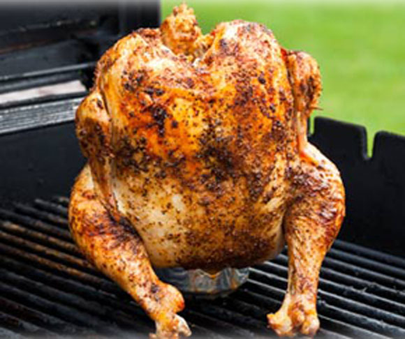 Grilled Beer Can Chicken