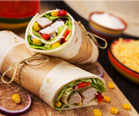 Southwestern Chicken Wraps
