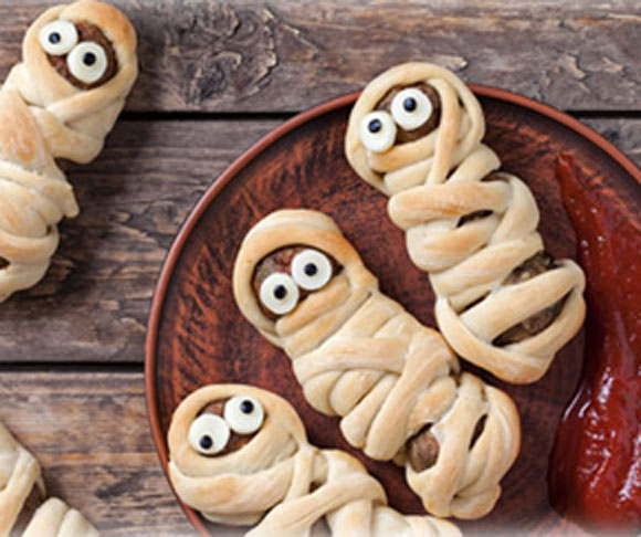 Meatball Mummies