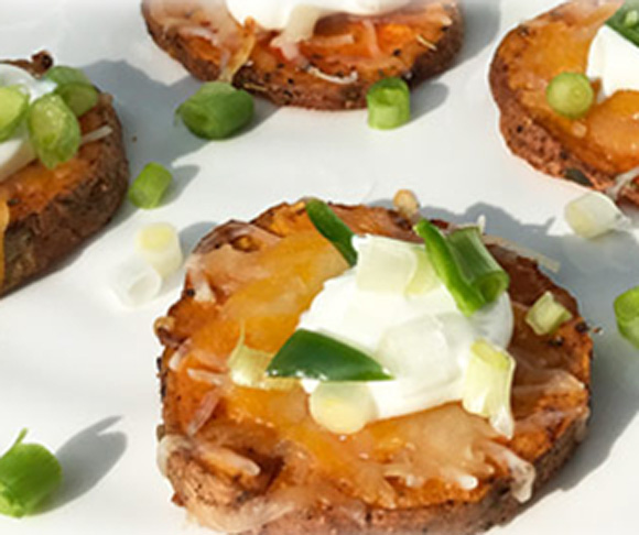 Loaded Sweet Potato Bites
