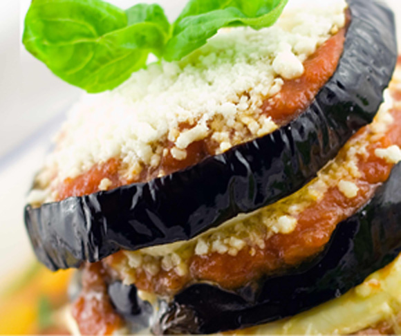 Stacked Eggplant Parmigiana Recipe