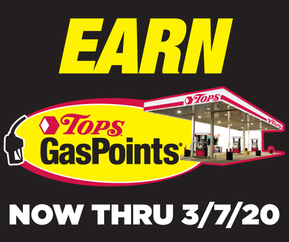 Earn Tops GasPoints through March 7