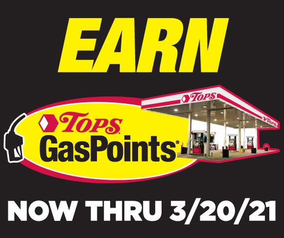 Eaern Tops GasPoints through March 20 2021