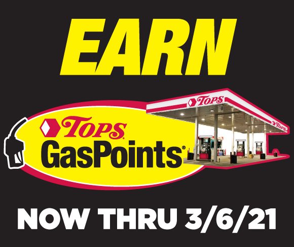 Eaern Tops GasPoints through March 20 2021