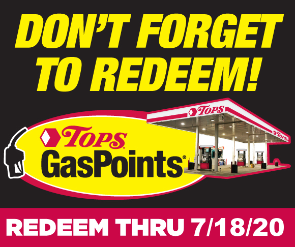 Earn Tops GasPoints Redeem through July 18th