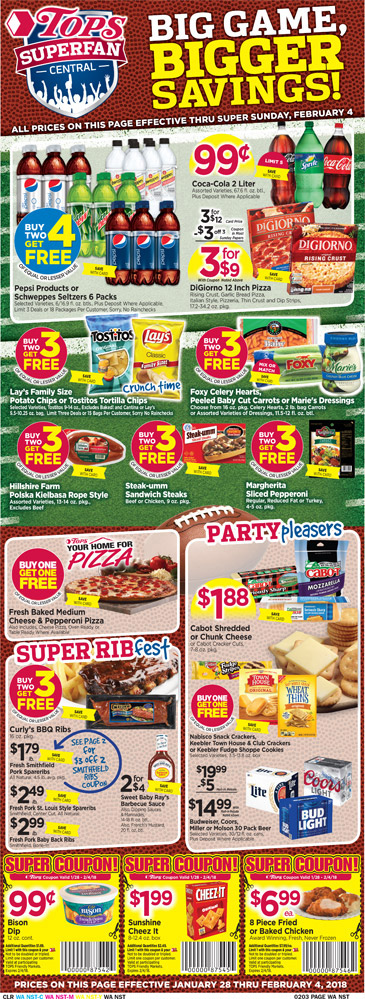 tops friendly markets weekly specials get in the spirit of tops friendly market weekly sales flyer